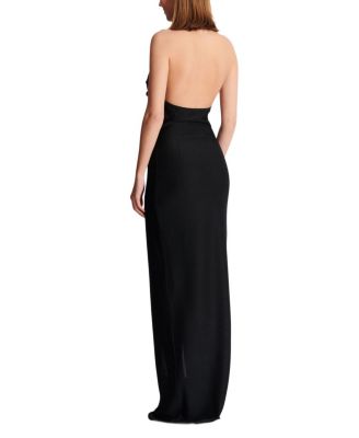 Long Halterneck Knit Dress