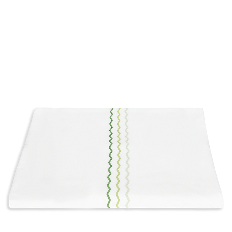 Matouk Axel Duvet Cover, Full/queen In Green