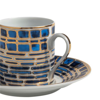 Espresso Cup and Saucer Jade Blue