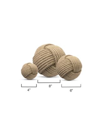 Jute Spheres, Set of 3