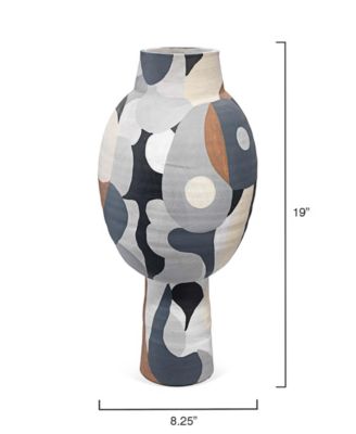 Pablo Ceramic Decorative Vase, Tall