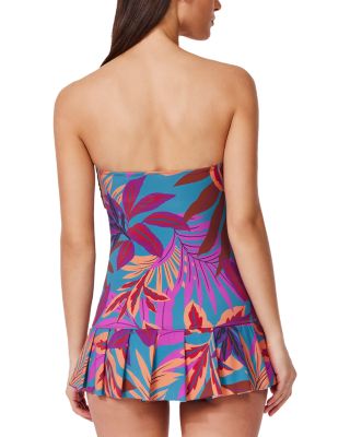 Sweetheart Neck Bandeau Swim Dress