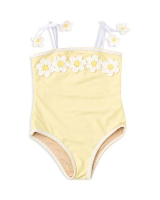 Girls' Crochet Daisies One Piece Swimsuit - Little Kid, Big Kid
