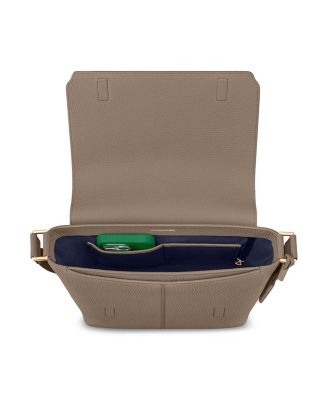 Medium Leather Flaire Messenger Bag