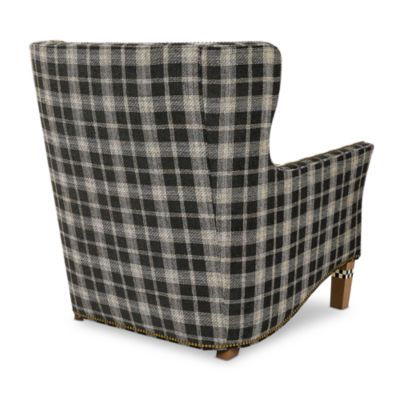 Mad for Plaid Wing Chair