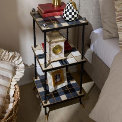 Mad for Plaid 3 Tier Table