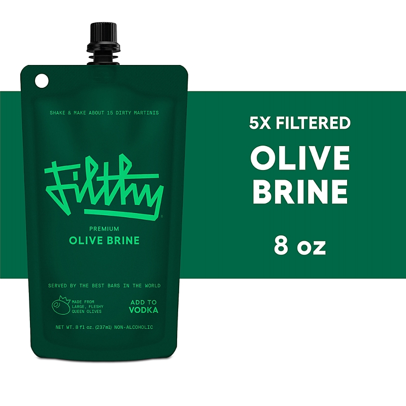 Filthy Olive Brine, 8 Oz. In Green