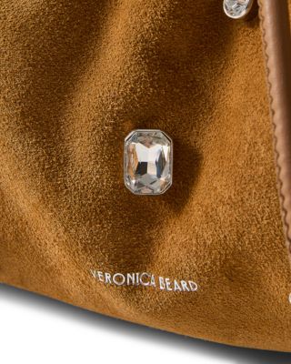Small Crystal & Suede Bag