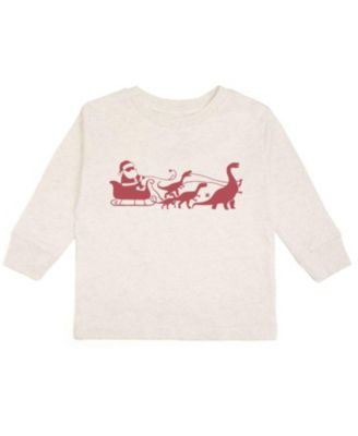 Boy&#39;s Dino Christmas Long Sleeve T-Shirt - Little Kid