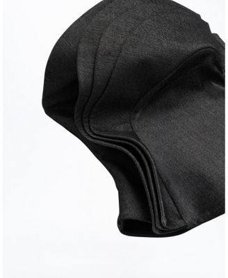  Strapless Ruffled Bustier Top