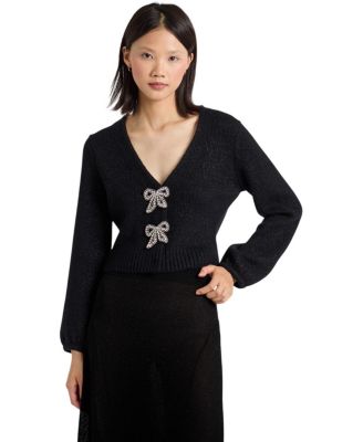  Women's Embelished Bow Cardigan