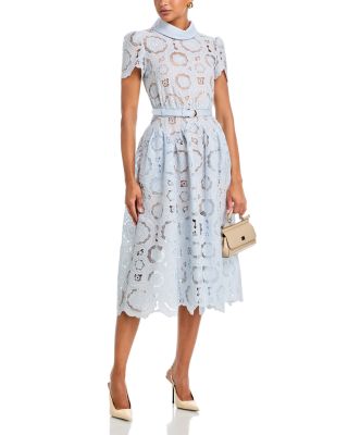 Floral Lace Midi Dress