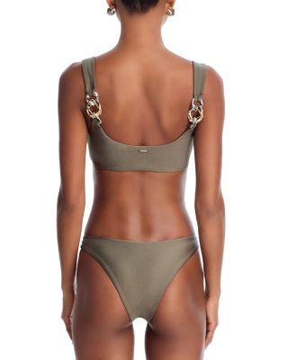 Wilda Scoop Neck Bikini Top & Athens Side Chain Bikini Bottom