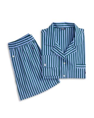 Cropped Shirt & Boxer Sleep Set