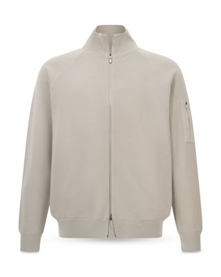 Merino Wool Tech Bomber Jacket