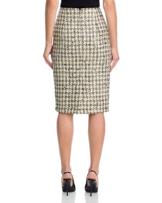 Sequin Tweed Midi Skirt - Exclusive