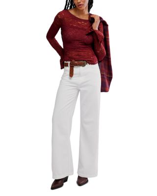 Lace Layering Long Sleeve Top