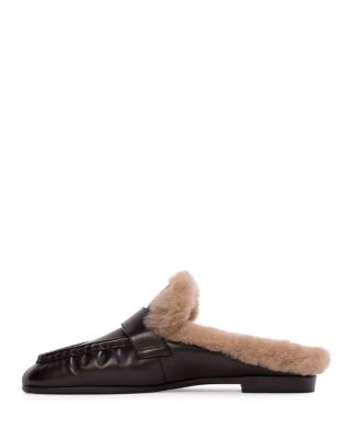 Women's Classic Shearling Mule Loafers