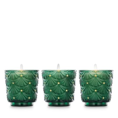 Noble Fir Garland Mini Pedestal Trio Gift Set