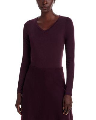 V Neck Long Sleeve Top