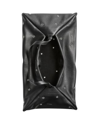 Origami Eyelet Leather Bag