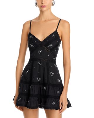 Solbina Embellished Mini Dress