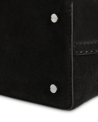 T-Lock Suede Convertible Clutch in Espresso