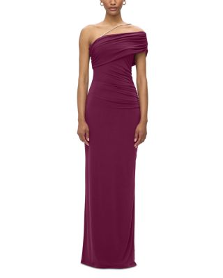 The Olivia Crystal Trim Gown