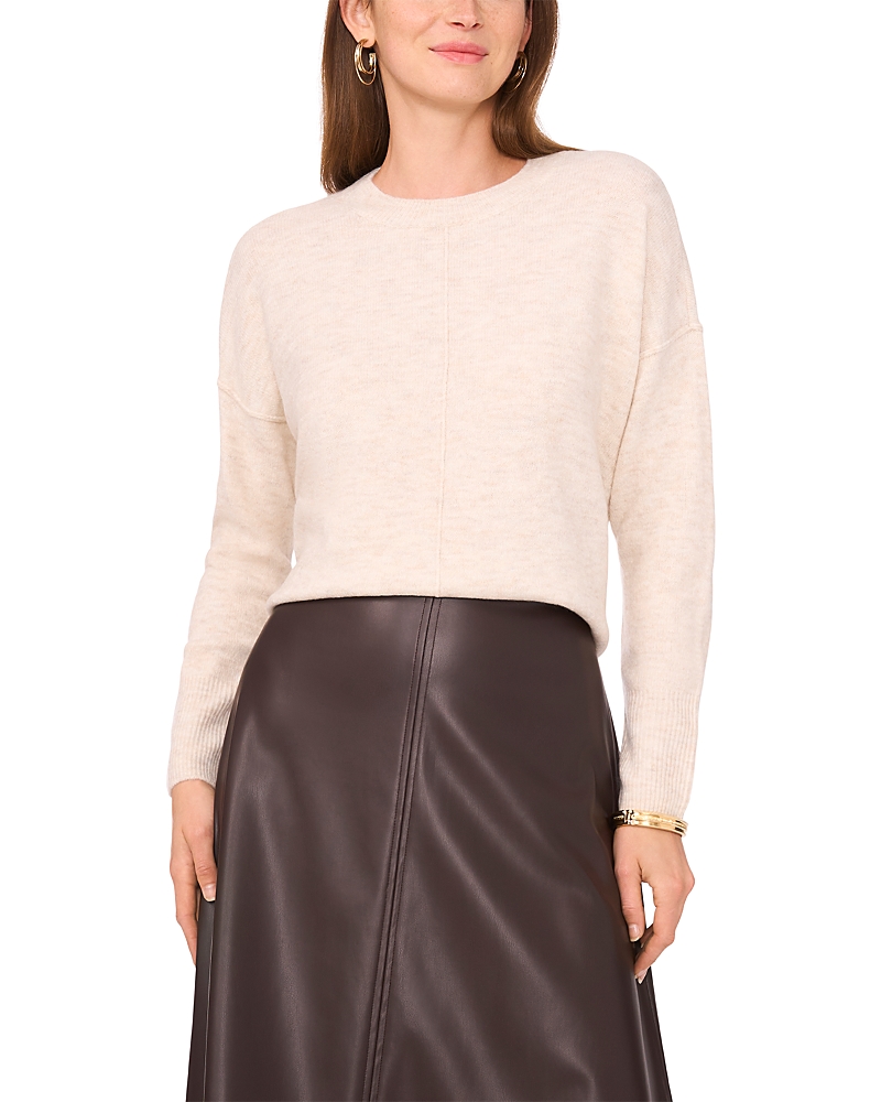Vince Camuto Exposed Seam Crewneck Sweater