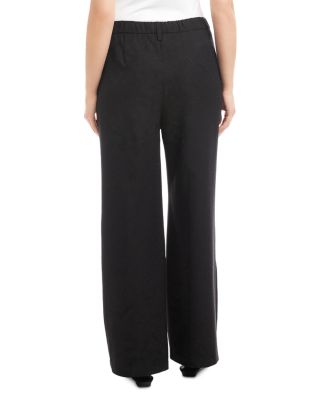 Rhinestone Embellished Wide Leg Trousers