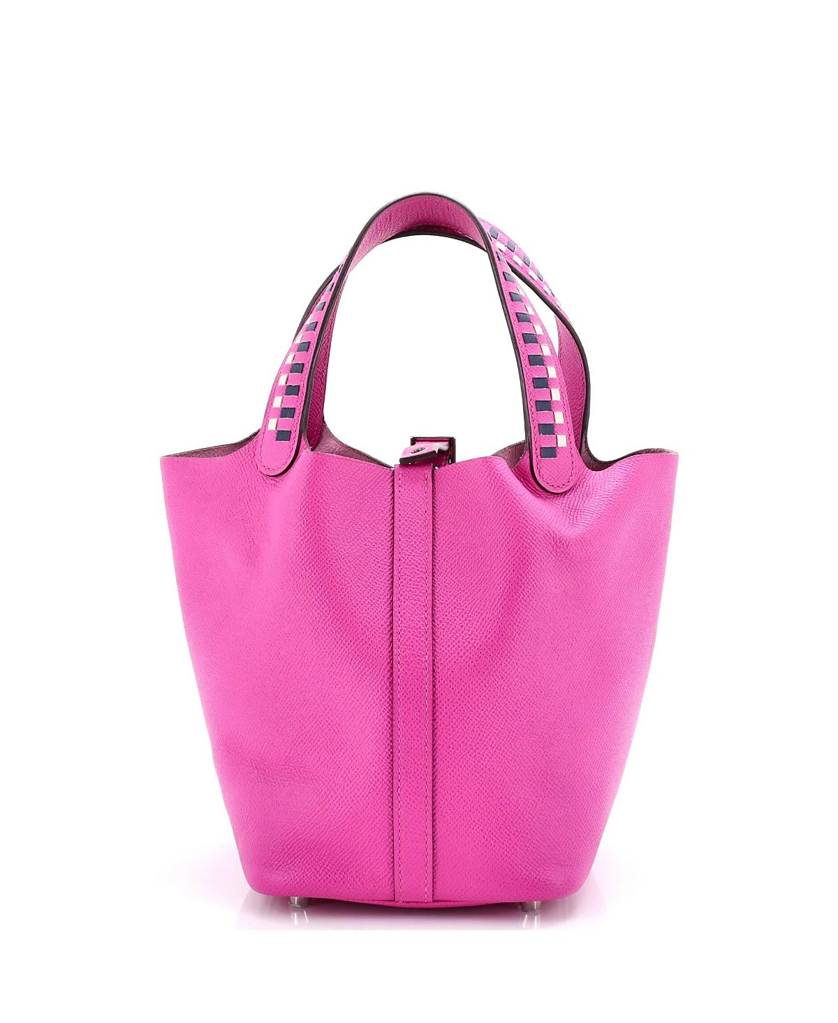 Pre-Owned HERMES Pm Picotin Lock Bag Tressage Epsom