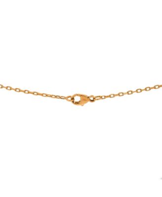  Mini Pop H Pendant Chain Necklace Metal and Enamel