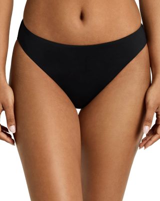 Curved Waist Mid Rise Bikini Bottom