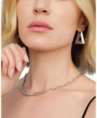  Sterling Silver Peak Hoops