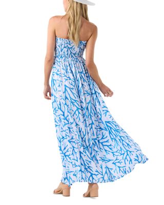 Makani Tie Front Maxi Dress