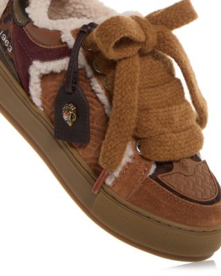 Women's Southbank Tag Faux Fur Sneakers