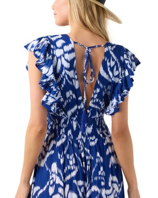 Dahlia Tie Dye Cover Up Maxi Dress