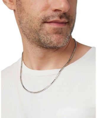  Sterling Silver Edge Box Chain