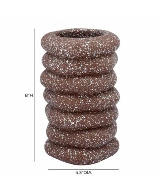 Gabby Speckled Cairn Vase