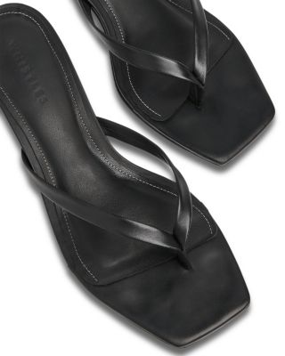 Women's Thong Kitten Heel Sandals