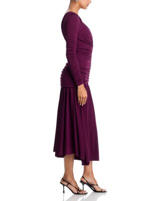Evedene Ruched Midi Dress