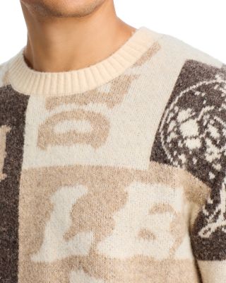Globe Crewneck Knit Sweater