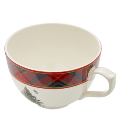 Christmas Tree Tartan Jumbo Cup