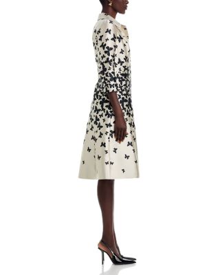 Butterfly Button Front Dress