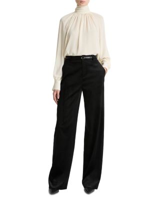 Velvet Wide Leg Pants