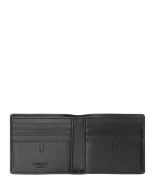 Check Intarsia Bifold Wallet