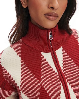 Karina Jacquard Knit Jacket