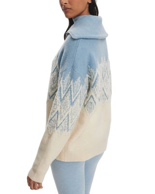 Hedda Fair Isle Half Zip Sweater