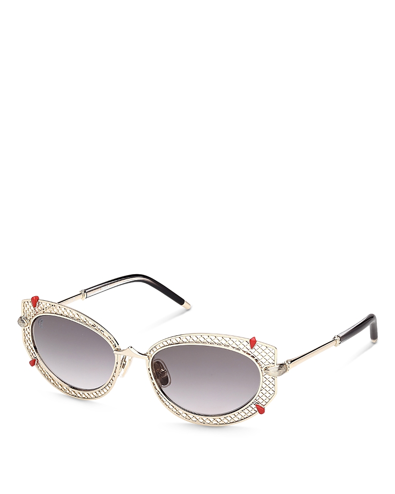 Christian Louboutin Oval Sunglasses, 54mm
