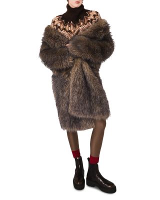 Gastoni Faux Fur Coat
